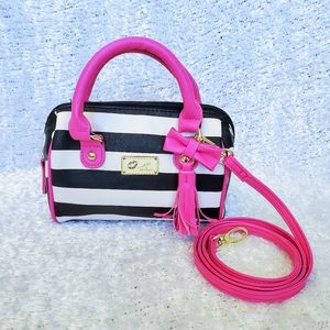 Betsey Johnson Mini Barrel Crossbody